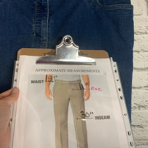 Rohan Women’s Straight Leg Blue Jeans Sun Protective Clothing UPF 40+ Size  16R - Picture 4 of 9